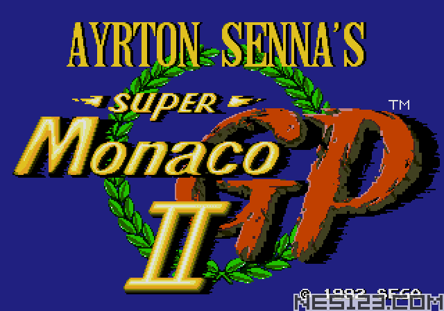 Ayrton Senna's Super Monaco GP II