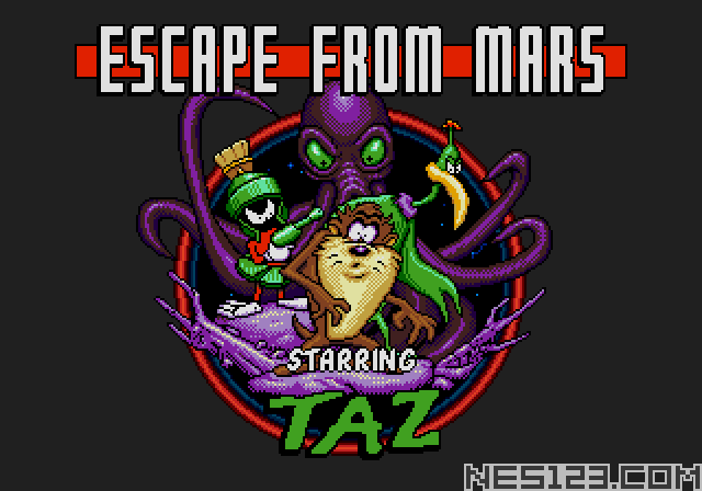Escape from Mars starring Taz