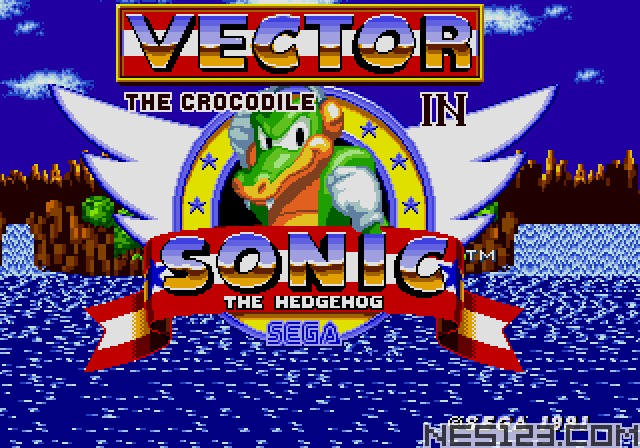 Vector the Crocodile in Sonic the Hedgehog