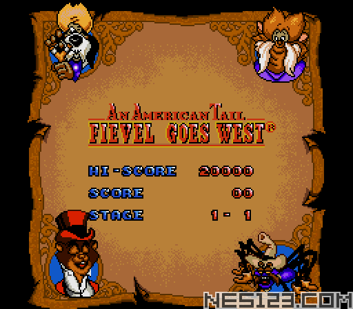 American Tail, An - Fievel Goes West
