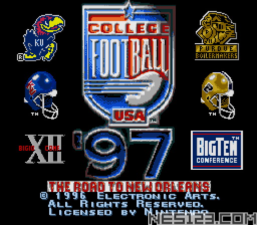 College Football USA '97 - The Road to New Orleans