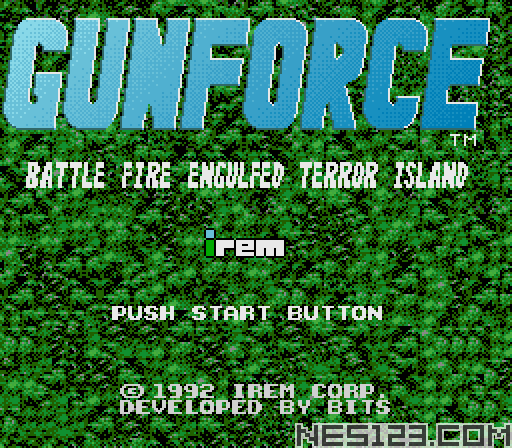 Gunforce - Battle Fire Engulfed Terror Island